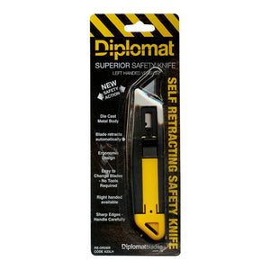 Diplomat Spring Loaded Safety Knife Left Hand A33LH