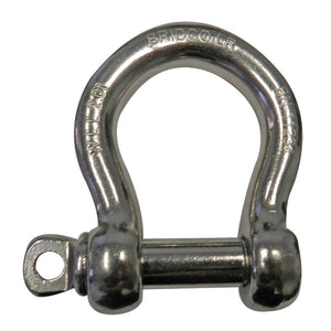 Load Rated Bow Shackles AISI 316 - Load Rated Bow Shackles