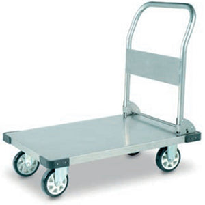 Foldable Stainless Steel FlatBed Trolley - ST16009F