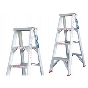 Indalex Double Sided Aluminium Step Ladder 120kg - 180kg